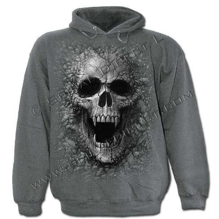 Hoodies * | Men'S Sweatshirt Spiral Skull Cove