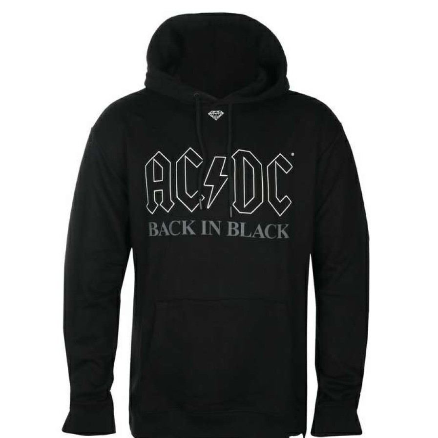 Hoodies * | Men'S Hoodie Diamond X Ac/Dc Back In Black