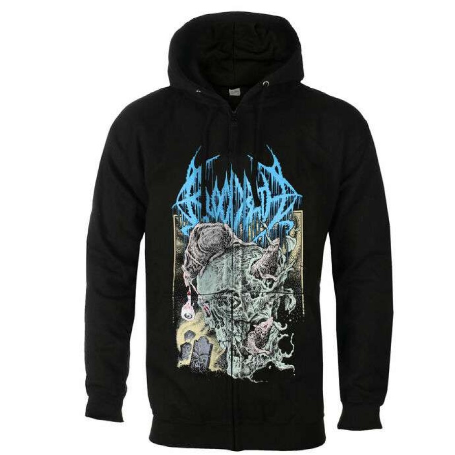 Zippered Hoodies * | Men'S Sweatshirt Bloodbath Skullrats Napalm Records