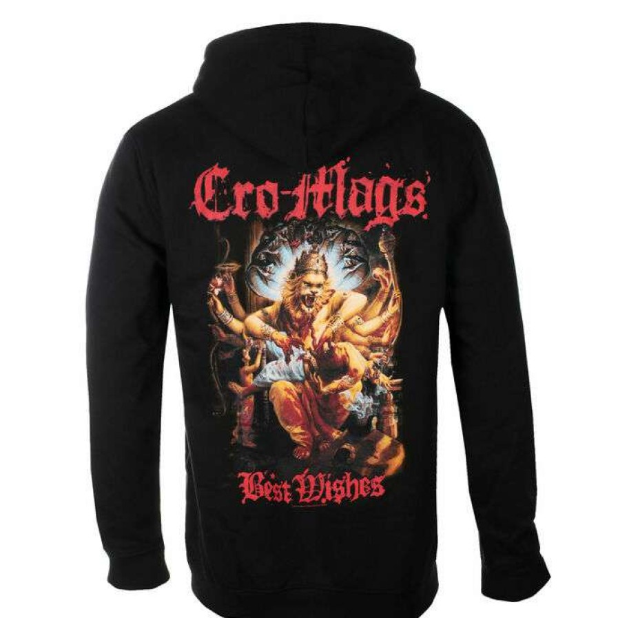 Zippered Hoodies * | Men'S Hoodie Cro-Mags Best Wishes Plastic Head