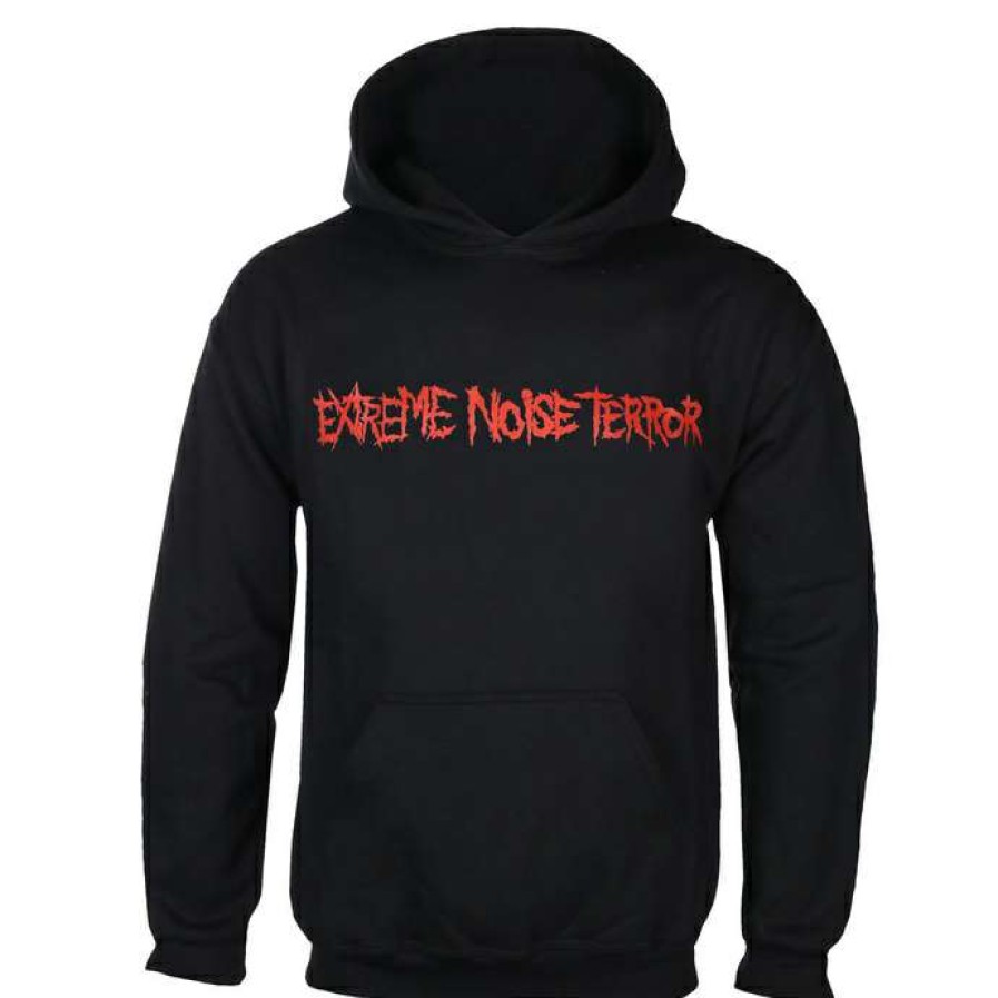 Hoodies * | Hoodie Men'S Extreme Noise Terror Logo Plastic Head