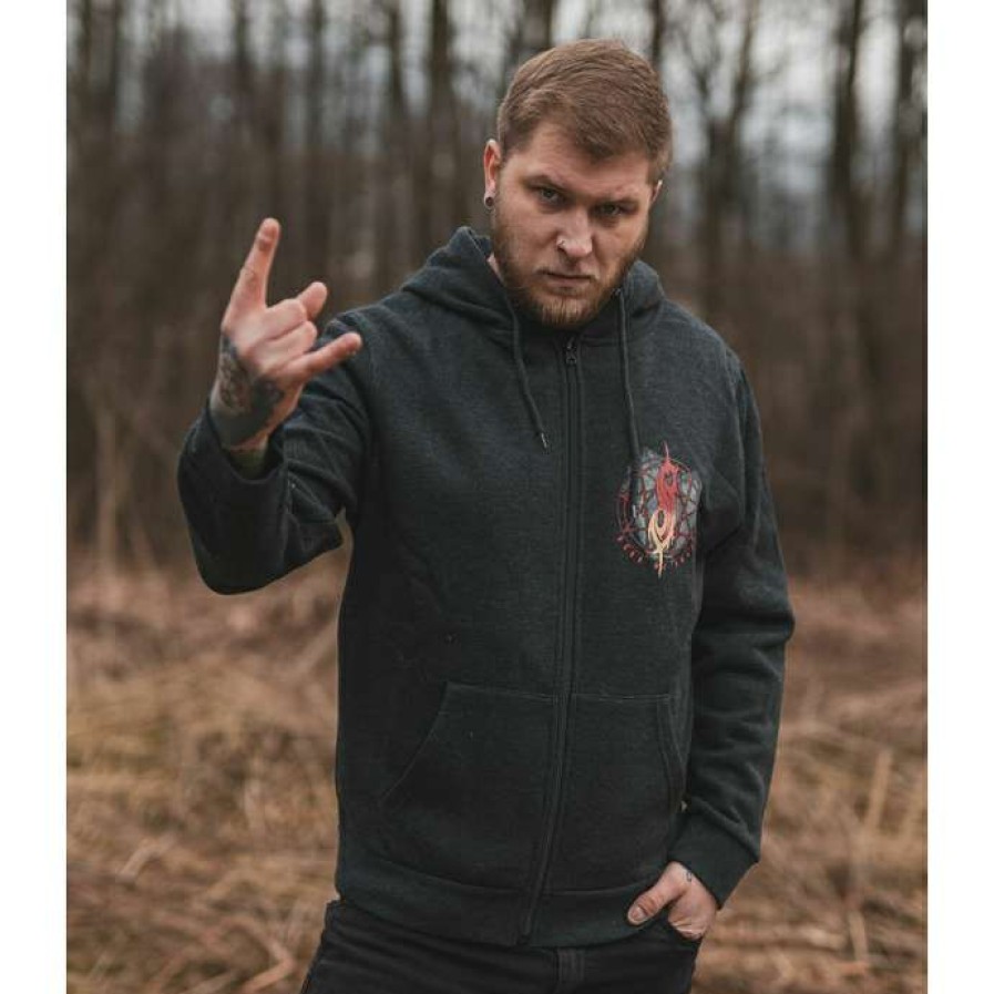 Zippered Hoodies * | Men'S Hoodie Slipknot Burn Me Away Rock Off