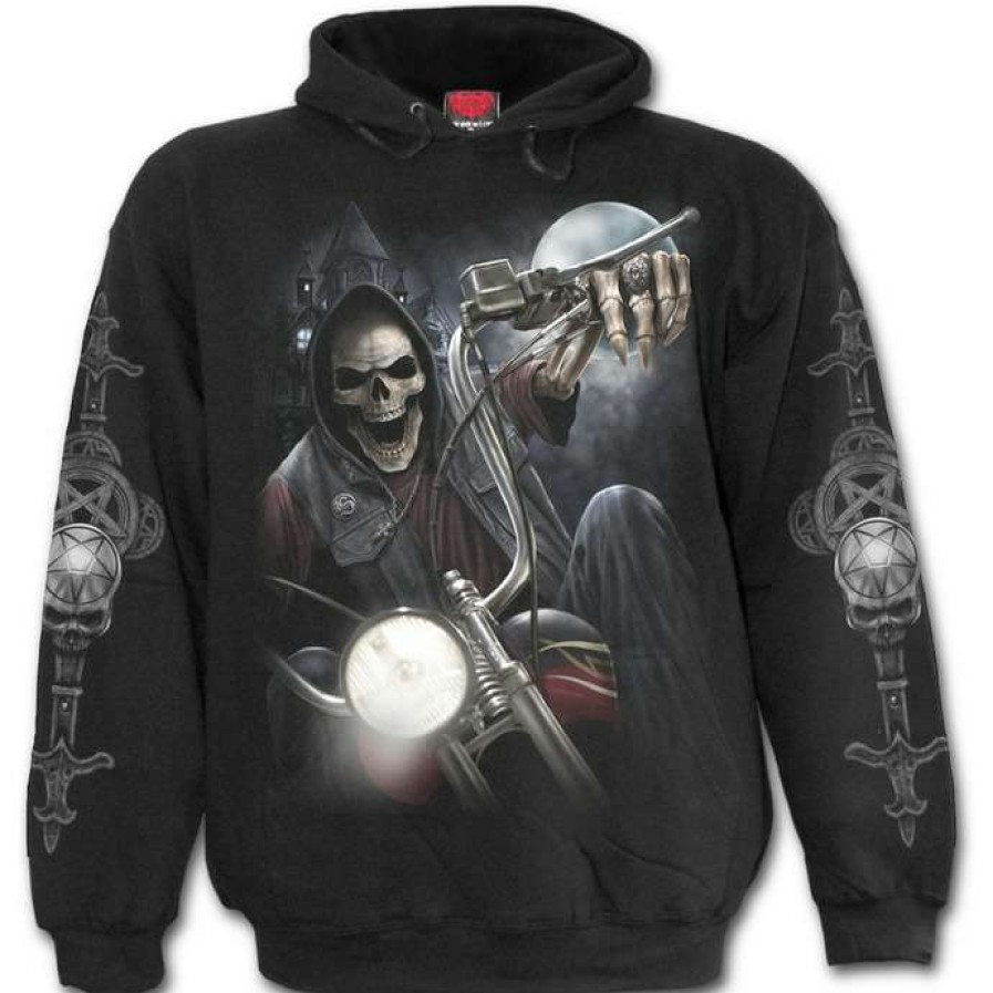 Hoodies * | Hoodie Men'S Night Church Spiral