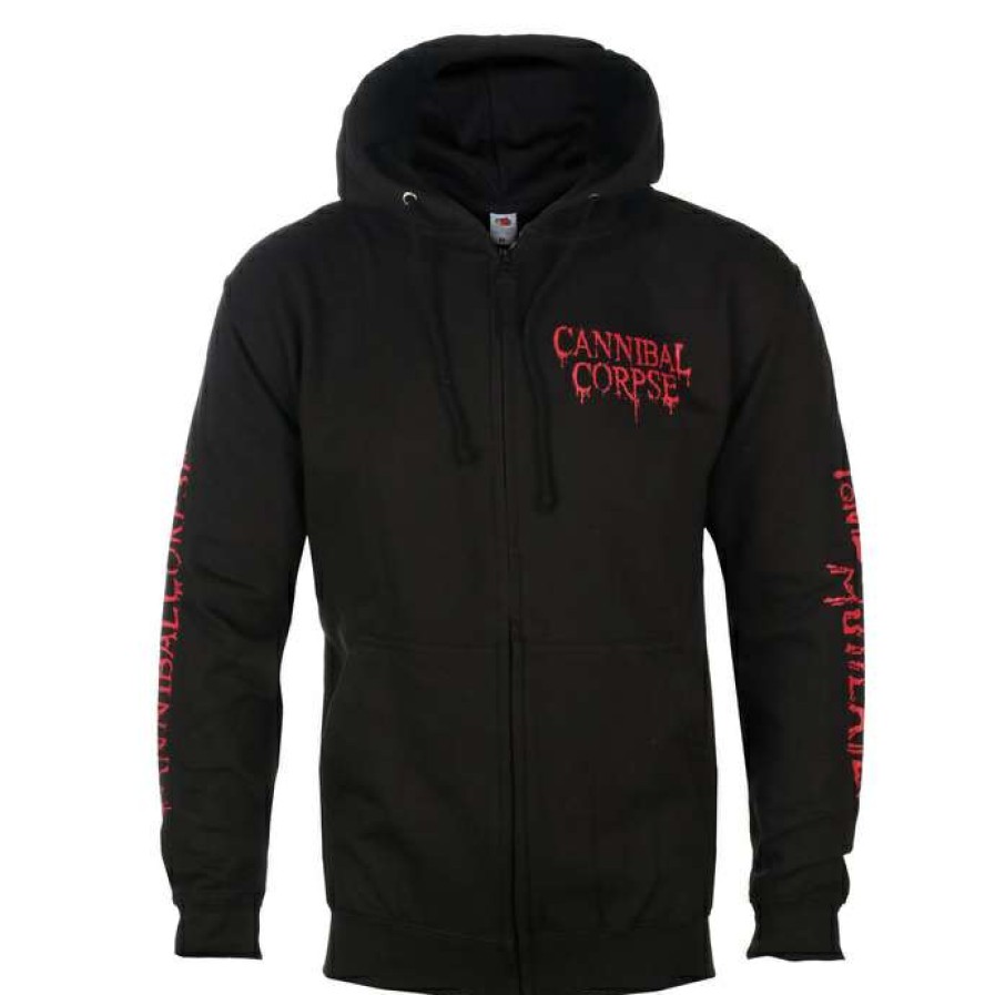 Zippered Hoodies * | Hoodie Men'S Cannibal Corpse Tomb Of The Mutilated Plastic Head