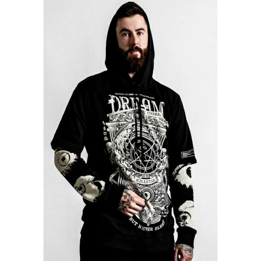 Hoodies * | Men'S Sweatshirt Killstar Insomnia Layer Black