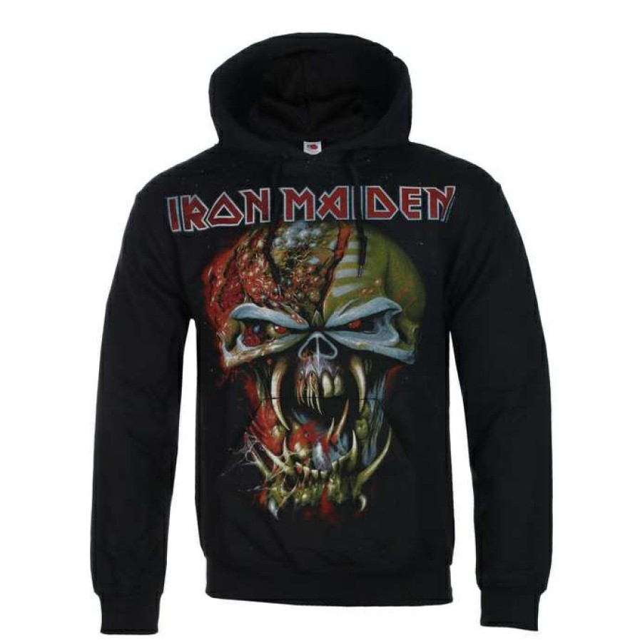 Hoodies * | Men'S Sweatshirt Iron Maiden Final Frontier Big Head Rock Off