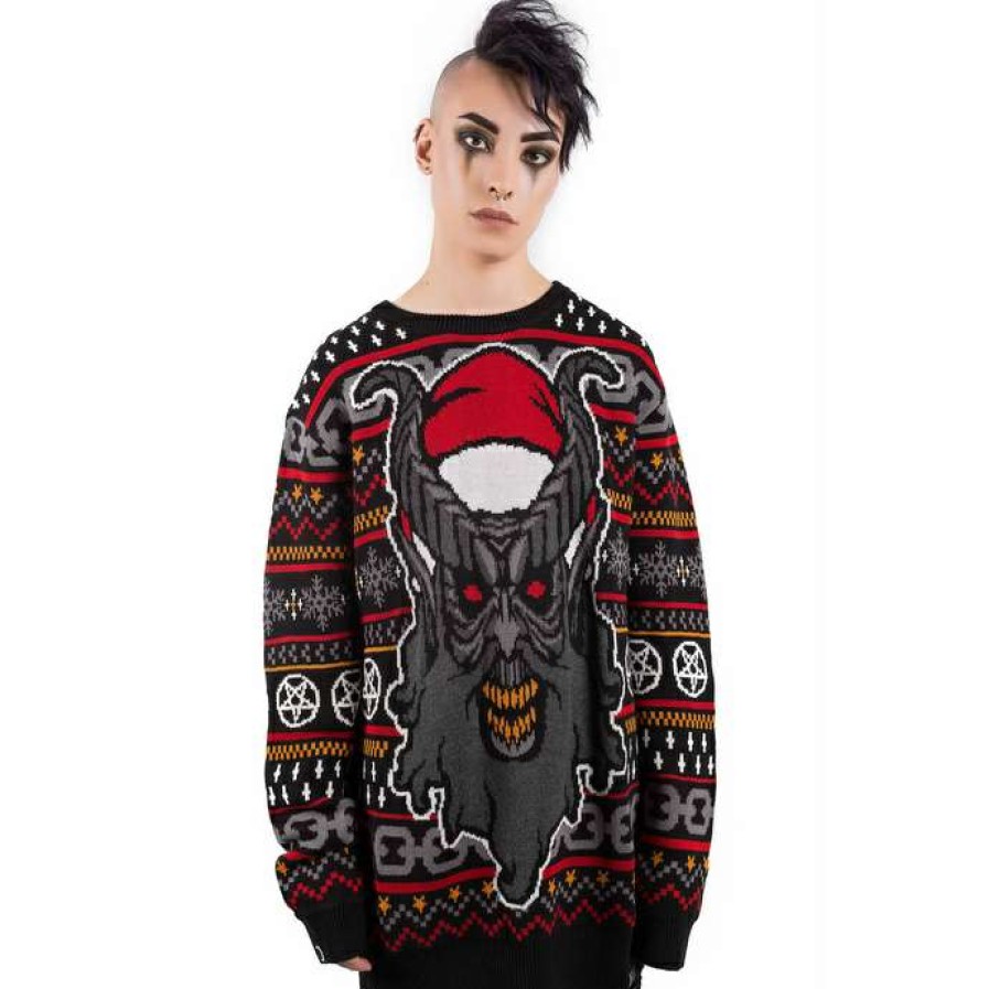 Sweaters * | Unisex Jumper Killstar Hail Santa