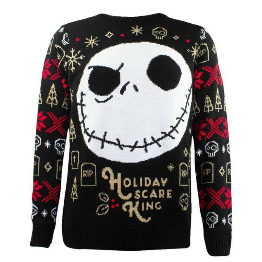 Sweaters * | Unisex Sweater Nightmare Before Christmas Christmas Jumper Holiday Scare King