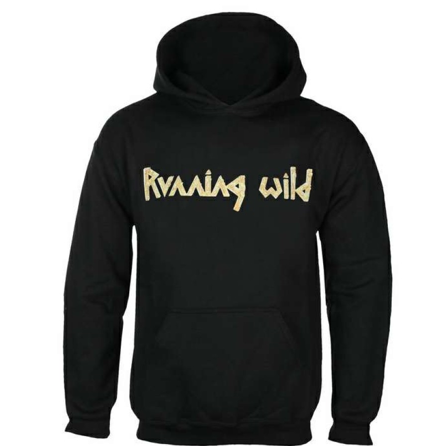 Hoodies * | Men'S Sweatshirt Running Wild Under Jolly Roger Plastic Head