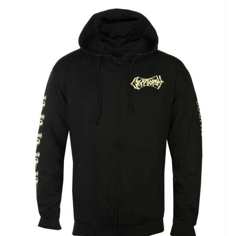 Zippered Hoodies * | Men'S Hoodie Cryptopsy Blasphemy Made Flesh Plastic Head