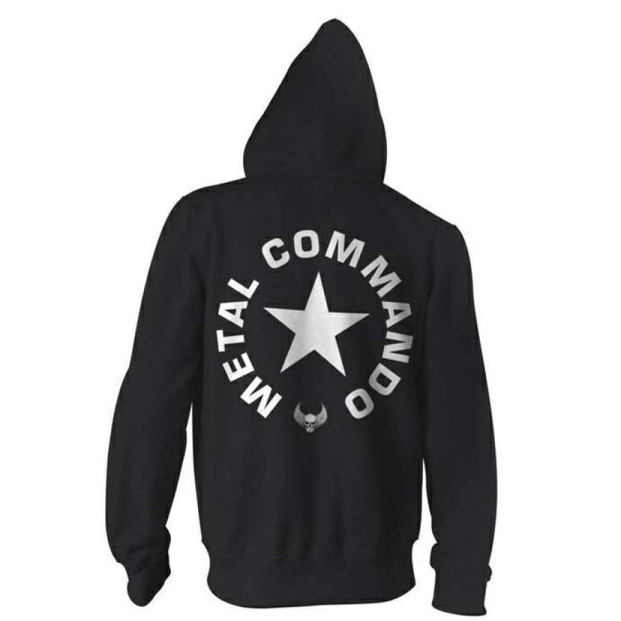 Zippered Hoodies * | Men'S Hoodie Primal Fear Metal Commando Nuclear Blast