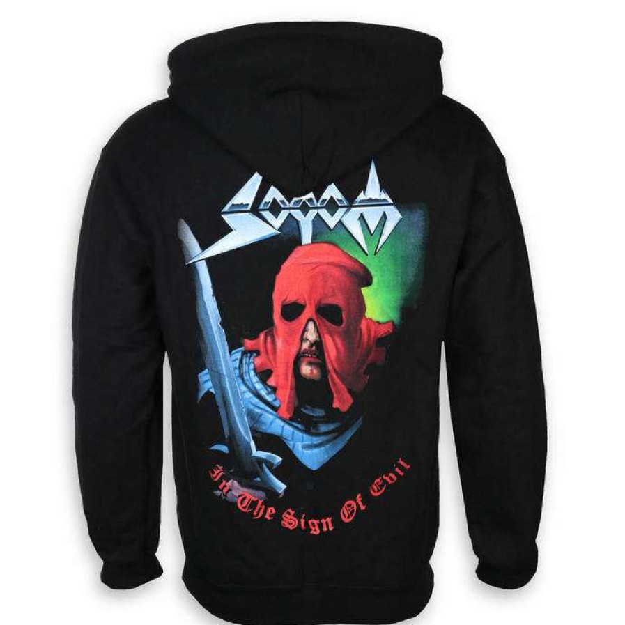 Hoodies * | Hoodie Men'S Sodom In The Sign Of Evil Plastic Head