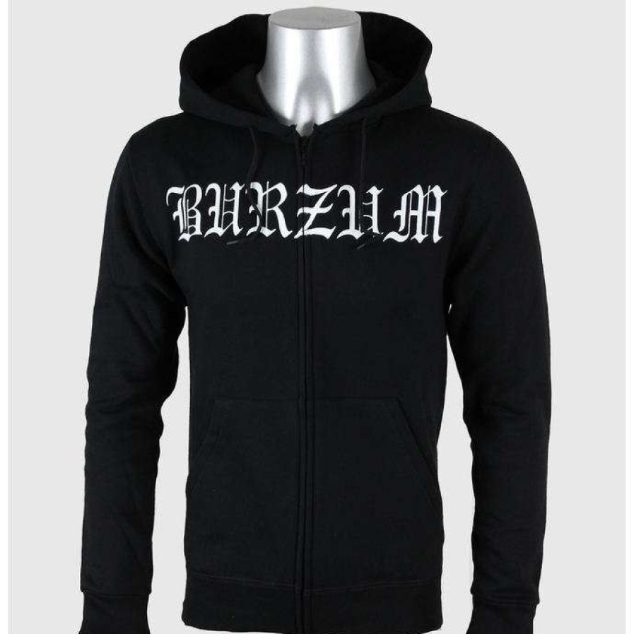 Zippered Hoodies * | Hoodie Men'S Burzum Aske Plastic Head