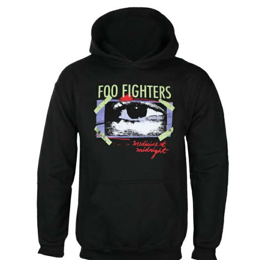 Hoodies * | Men'S Sweatshirt Foo Fighters Medicine At Midnight Taped Rock Off