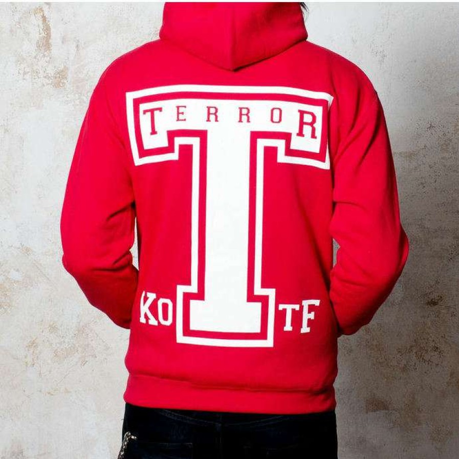 Zippered Hoodies * | Men'S Sweatshirt Terror Bigt Red Bu Cky Neer