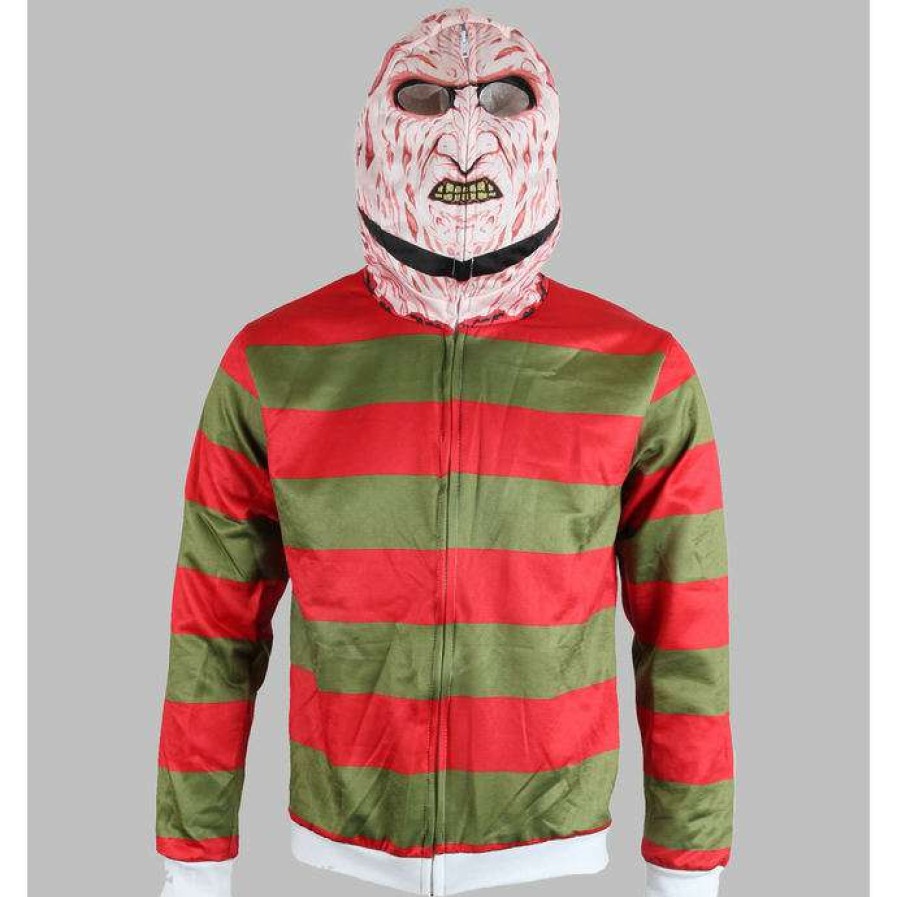 Zippered Hoodies * | Hoodie Women'S A Nightmare On Elm Street Freddy Krueger Nnm